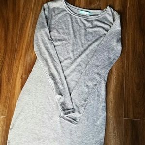 Lulus grey bodycon dress
